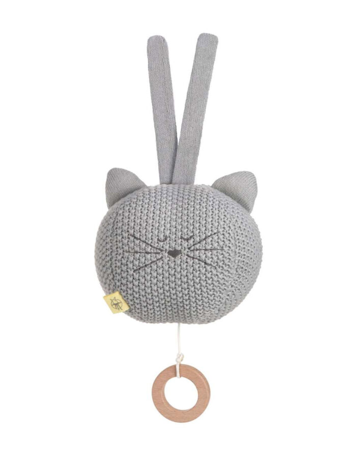 Peluche musicale tricotée Little Chums (Lassig) – Image 4