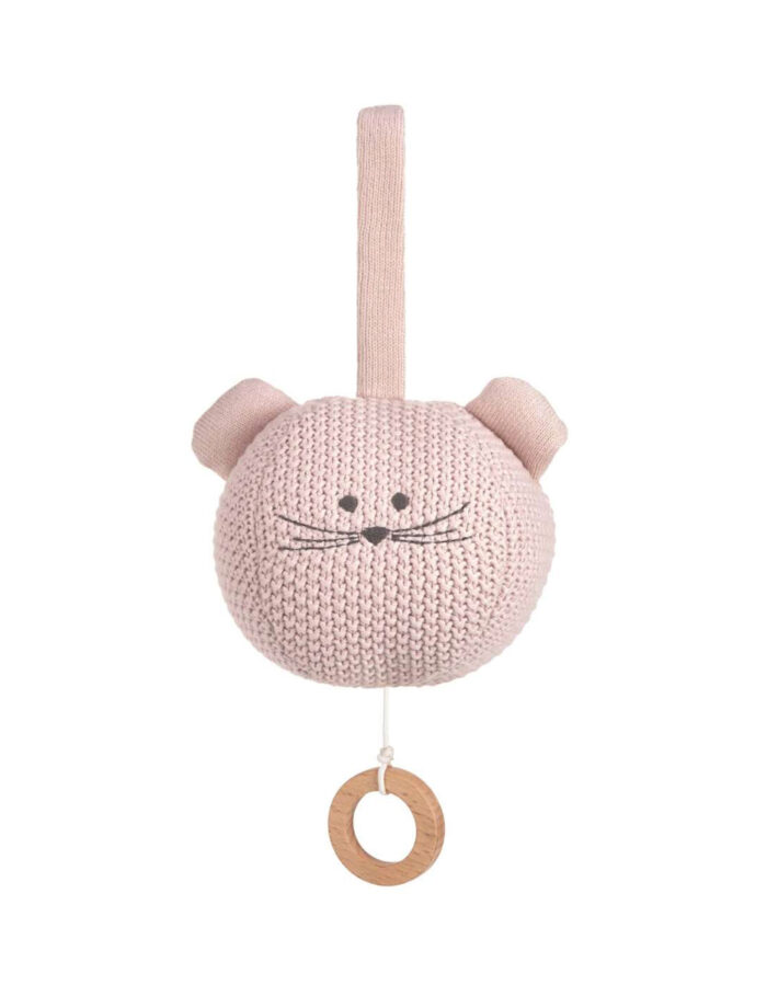 Peluche musicale tricotée Little Chums (Lassig)