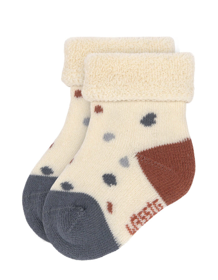 Chaussettes Nouveau-né (3 pcs) GOTS, Tiny Farmer bleu (Lassig) – Image 4