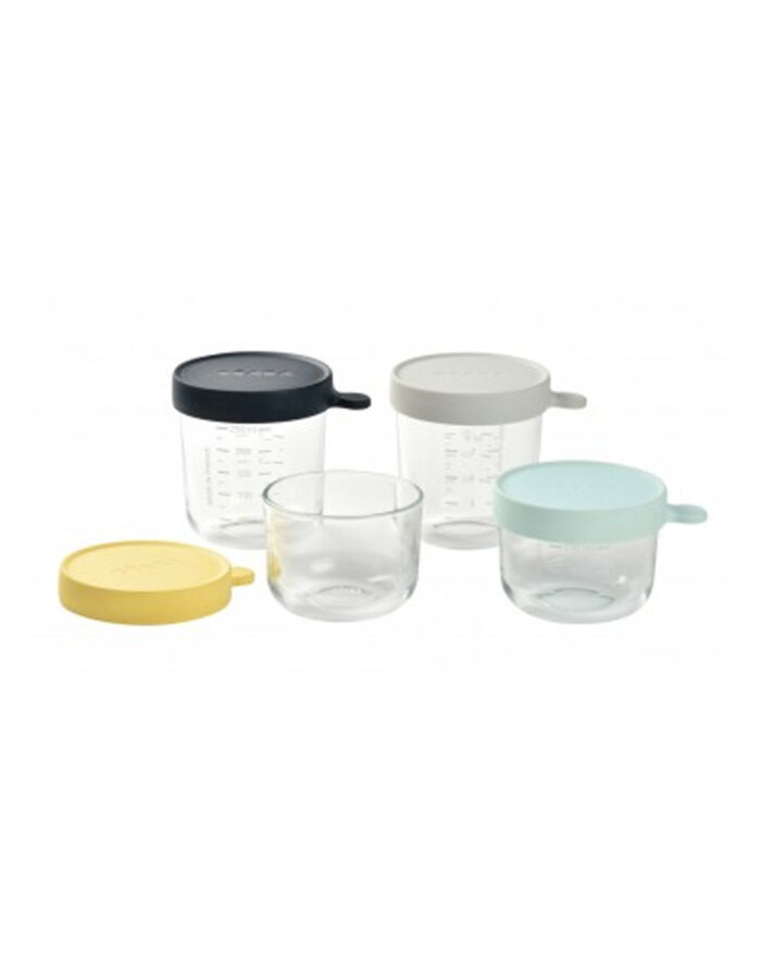 Coffret 4 portions verre 2X 150 ml 2X 250ml (Béaba) – Image 2