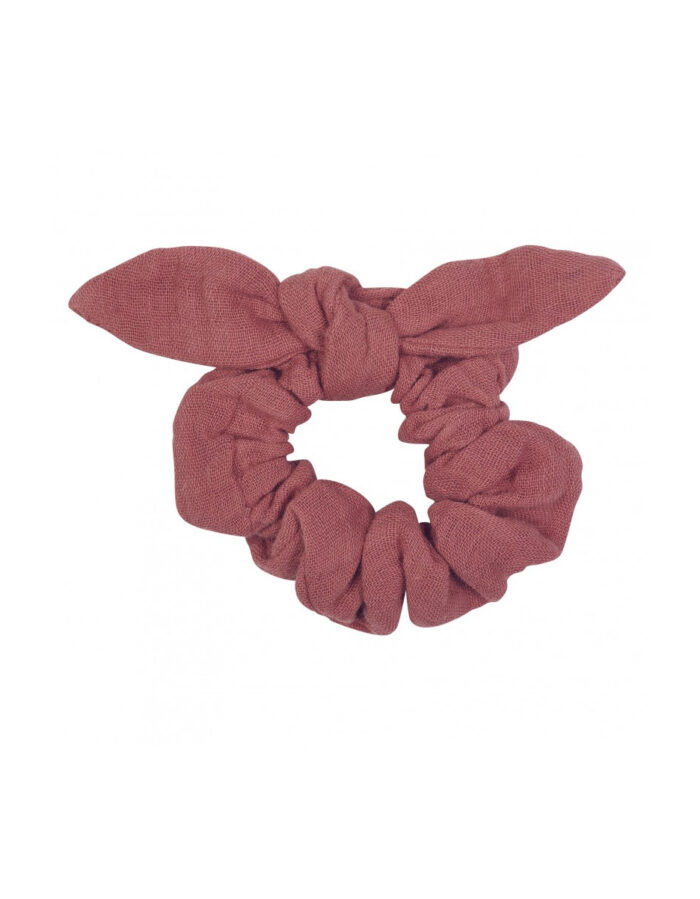 Chouchou avec nœud gaze uni(BB&Co)