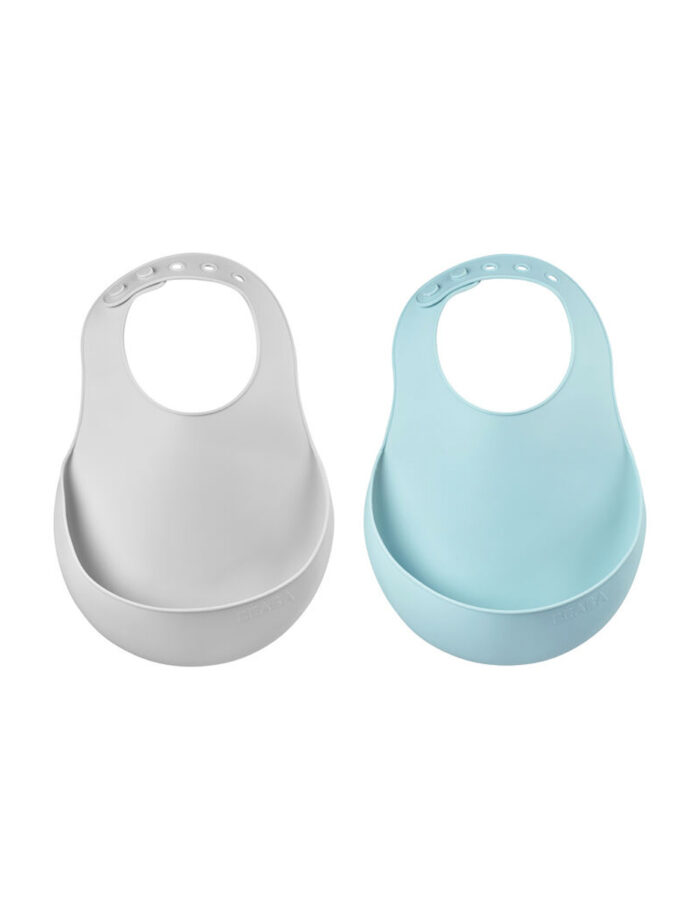 Lot de 2 bavoirs silicone (Béaba) – Image 2