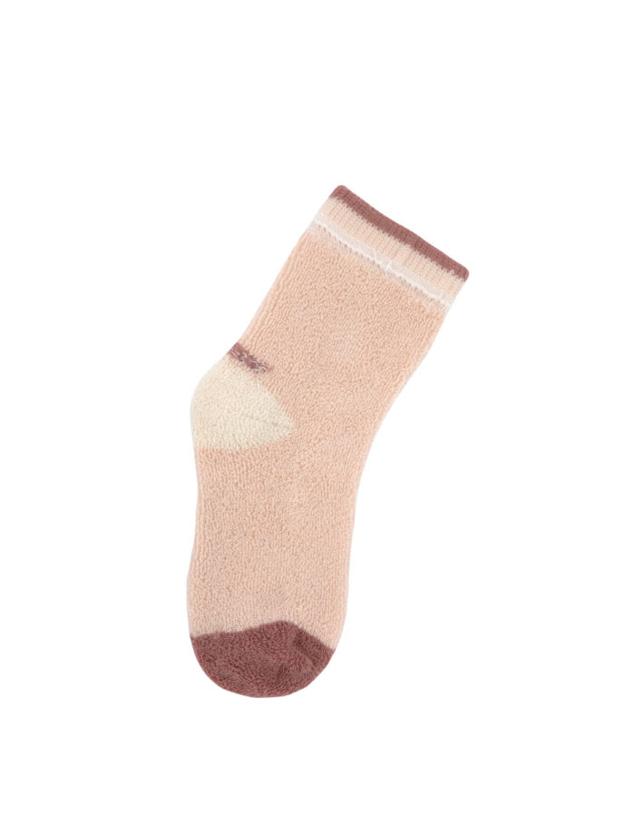Chaussettes Antidérapantes Enfants (2 pcs) - GOTS, Cercles écru (Lassig) – Image 2