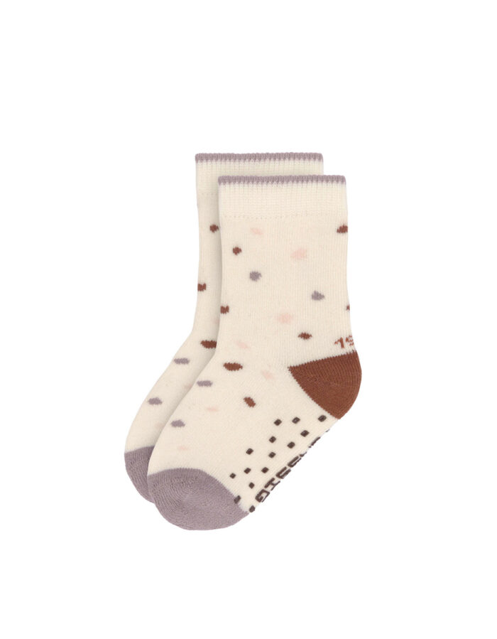 Chaussettes Antidérapantes (Lot de 2) Enfants, Tiny Farmer Lilas (Lassig) – Image 3