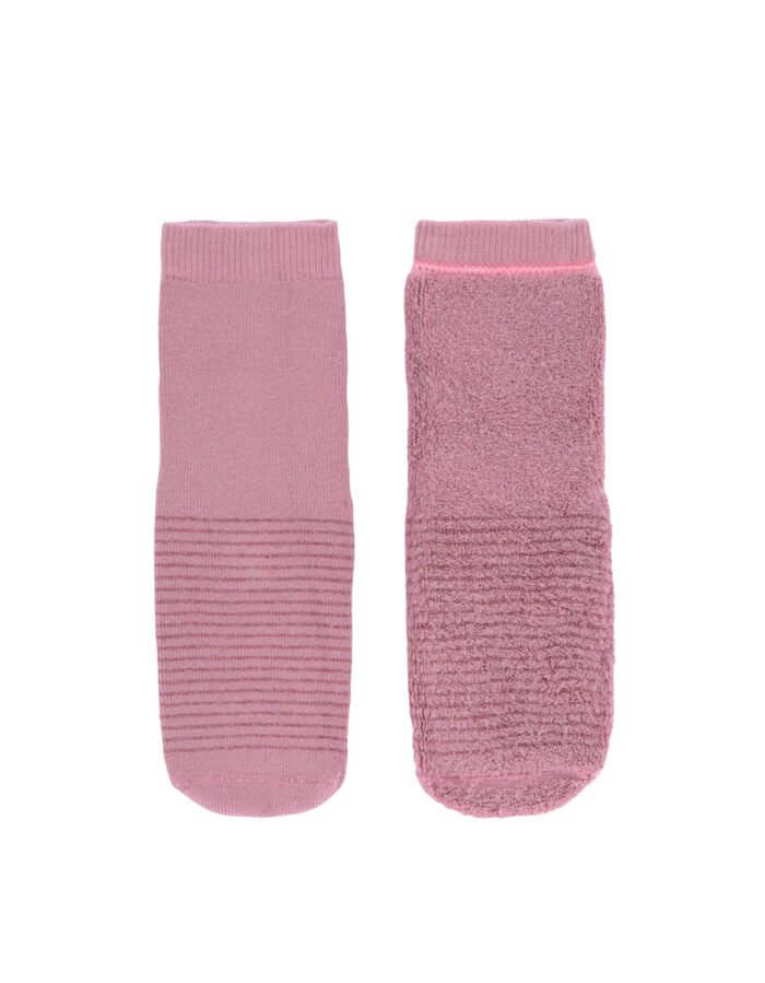 Lot de 2 chaussettes antidérapantes, rose (Lassig) – Image 4