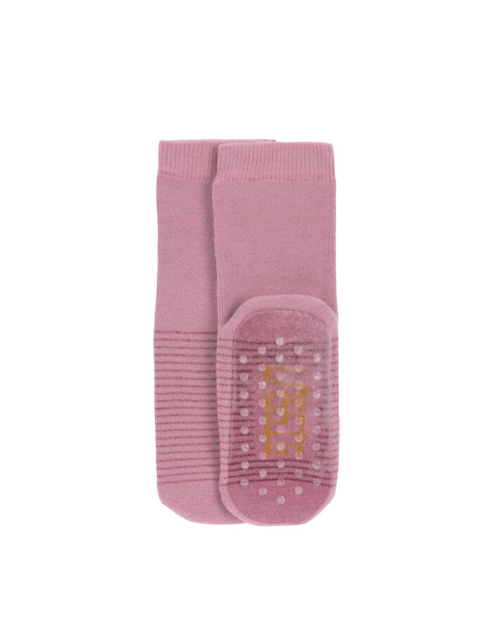 Lot de 2 chaussettes antidérapantes, rose (Lassig) – Image 3