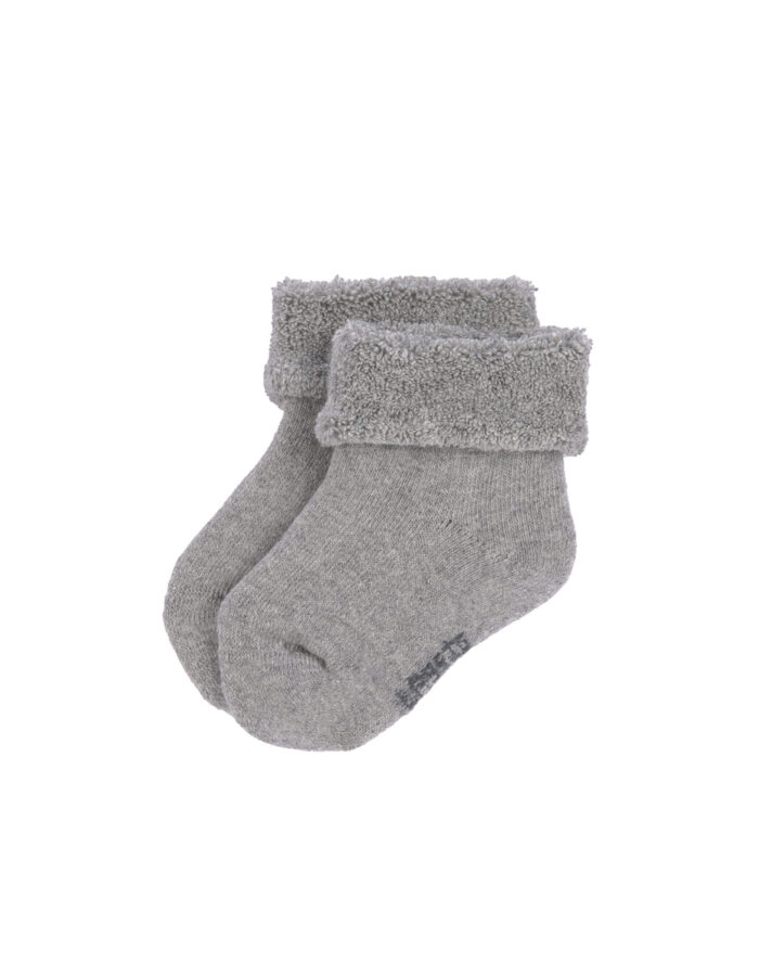 Lot de 3 chaussettes nouveau-né, gris (Lassig) – Image 3