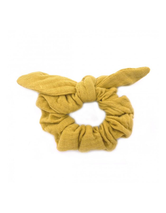 Chouchou avec nœud gaze uni(BB&Co) – Image 2