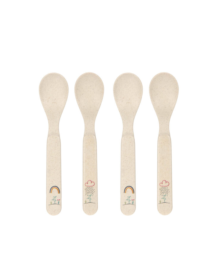 Lot de 4 cuillères Garden Explorer PP/ cellulose (Lassig)