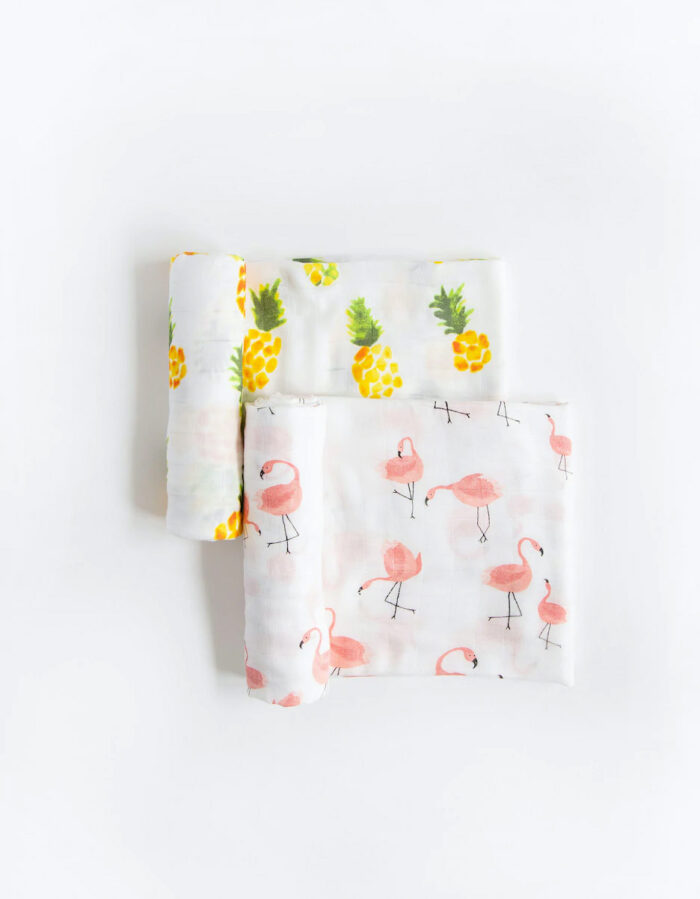 Serviette d’emmaillotage Deluxe en Bambou (Little Unicorn)