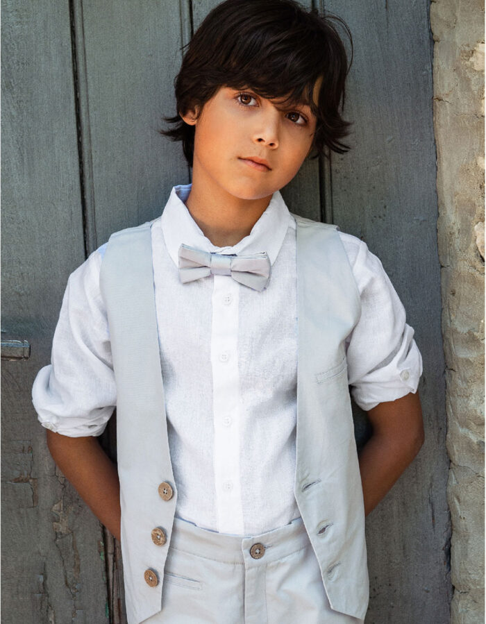 Gilet Gaston Gris (Les Petits Inclassables) – Image 2