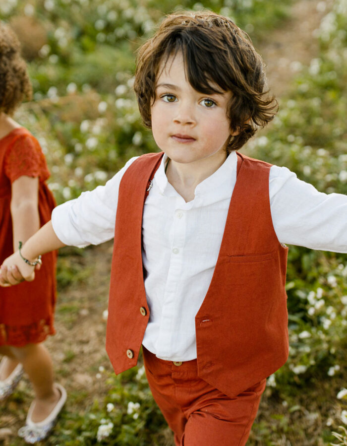 Gilet Gaston Terracotta (Les Petits Inclassables) – Image 3