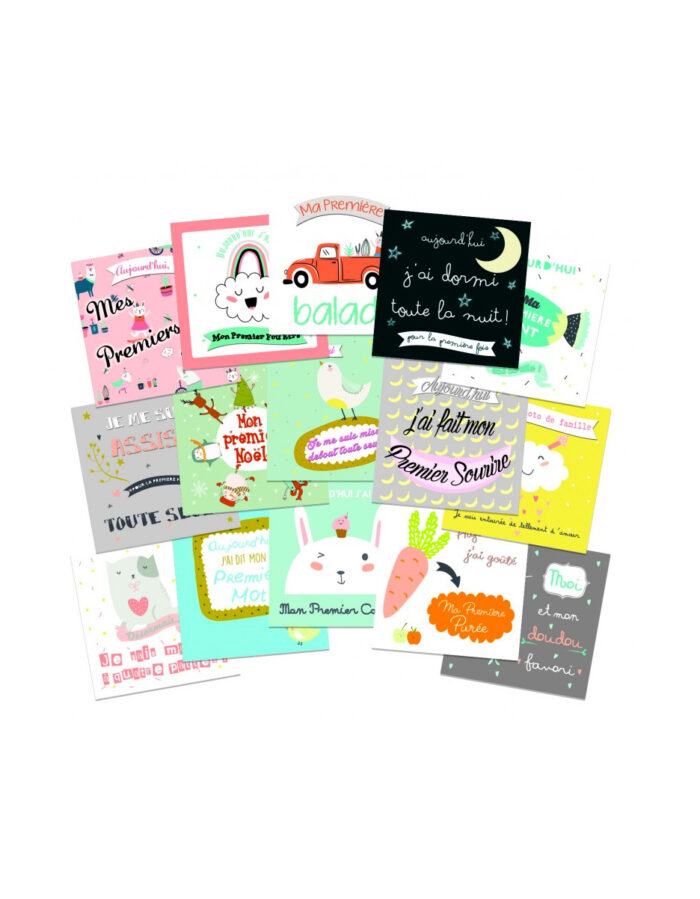 Kit pour photos "Ma Première Année" fille (BB&Co) – Image 2