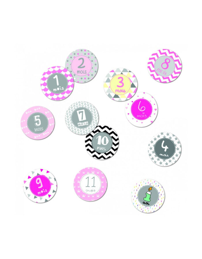 Kit pour photos "Ma Première Année" fille (BB&Co) – Image 3