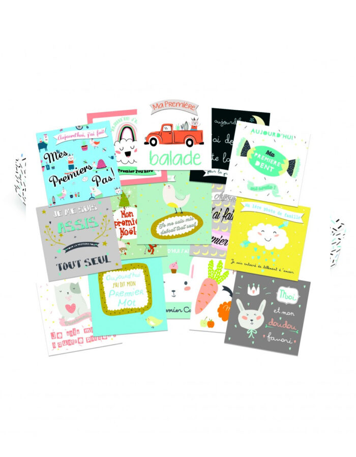 Kit pour photos "Ma Première Année" garçon (BB&Co) – Image 2