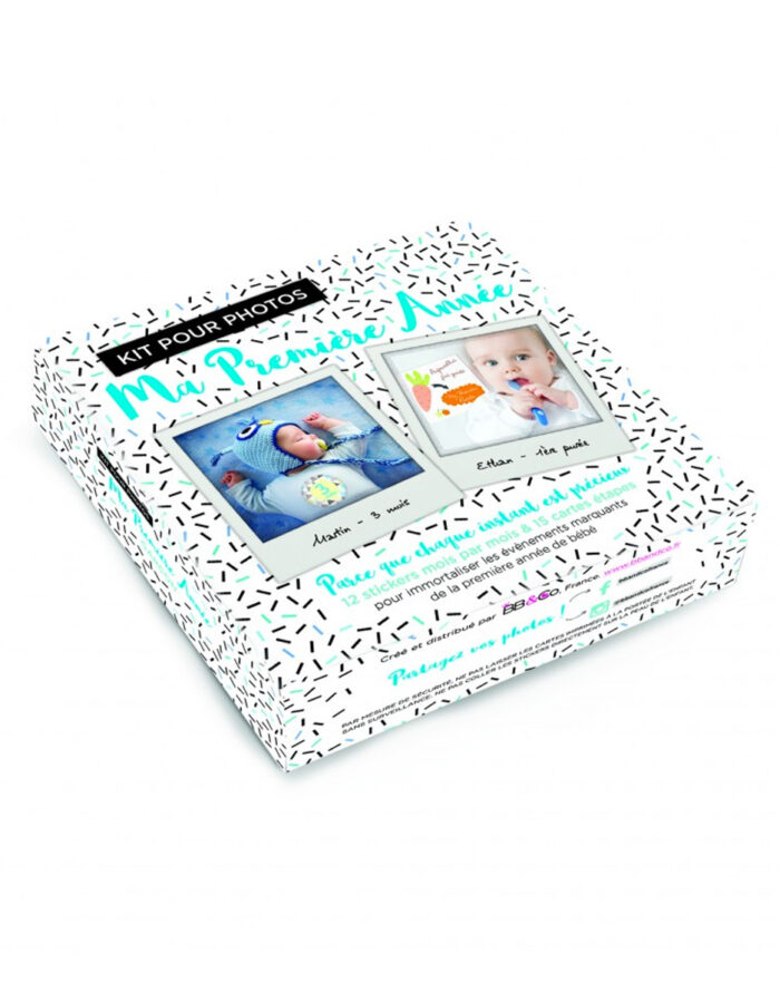 Kit pour photos "Ma Première Année" garçon (BB&Co)