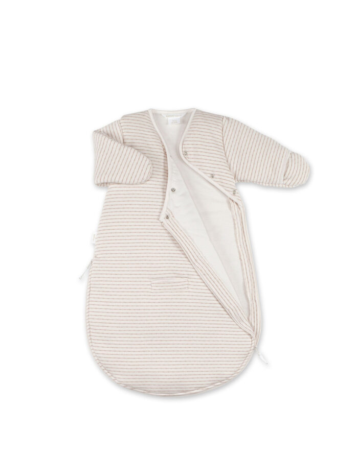 MAGIC BAG rayure écru naturel pady twin jersey + jersey tog 2 (Bemini)