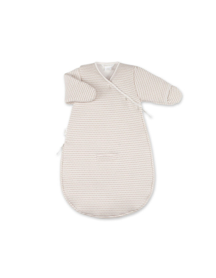 MAGIC BAG rayure écru naturel twin jersey tog 1 (Bemini)