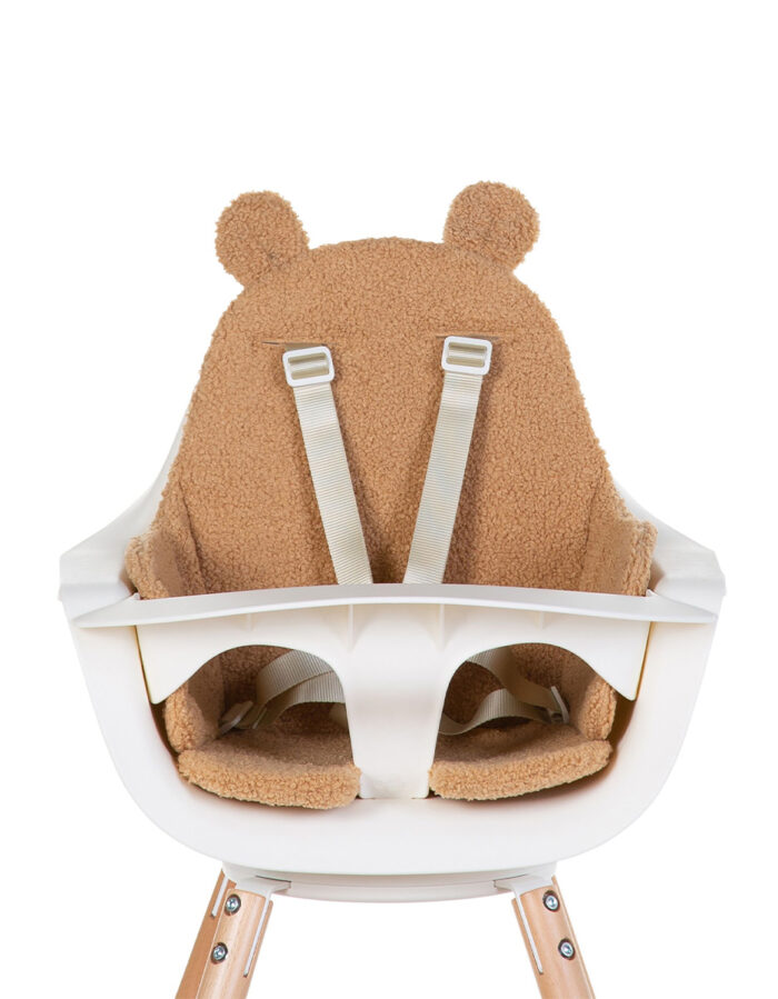 Evolu Coussin Pour Chaise Haute - Polyester - Teddy Brun (Childhome)
