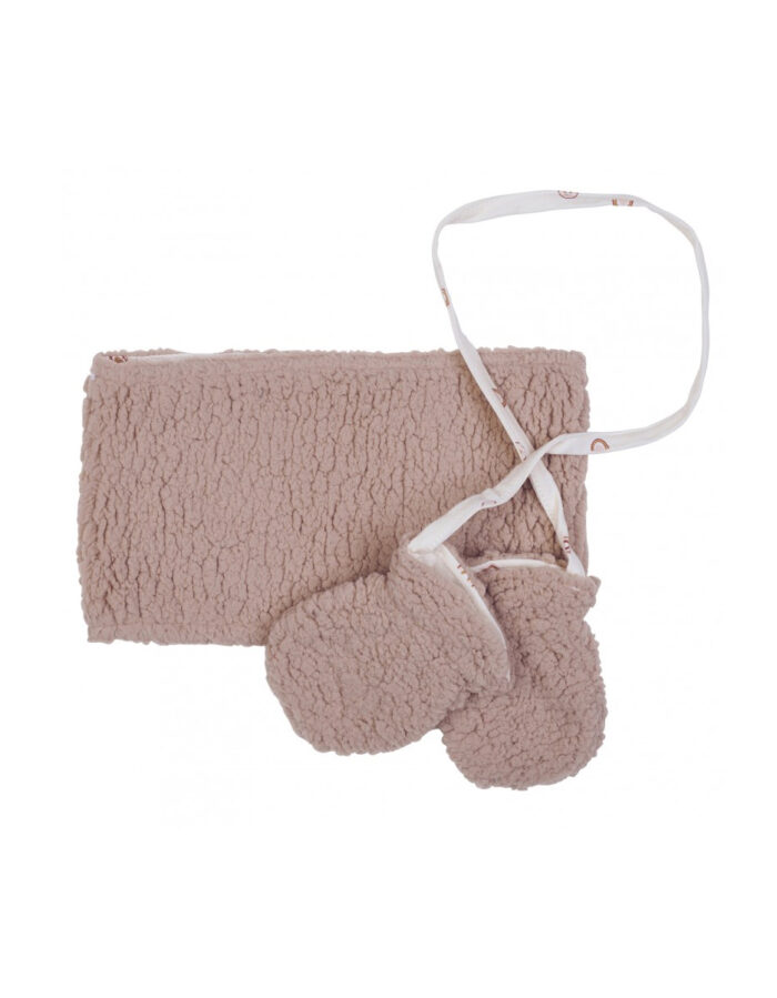 Set snood & moufles en sherpa ourson(BB&Co)