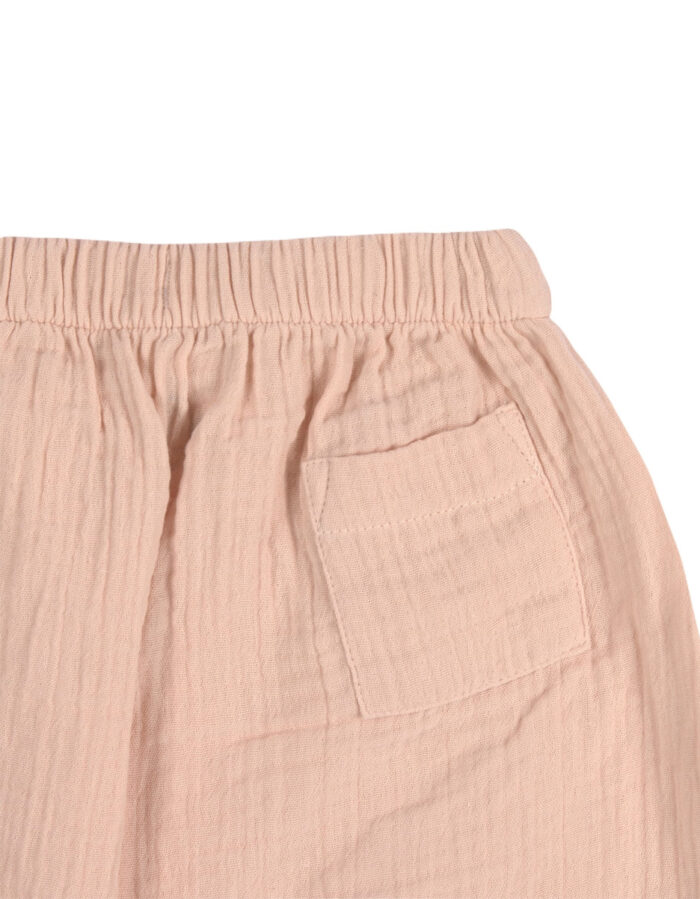 Pantalon en mousseline GOTS rose poudré (Lassig) – Image 2