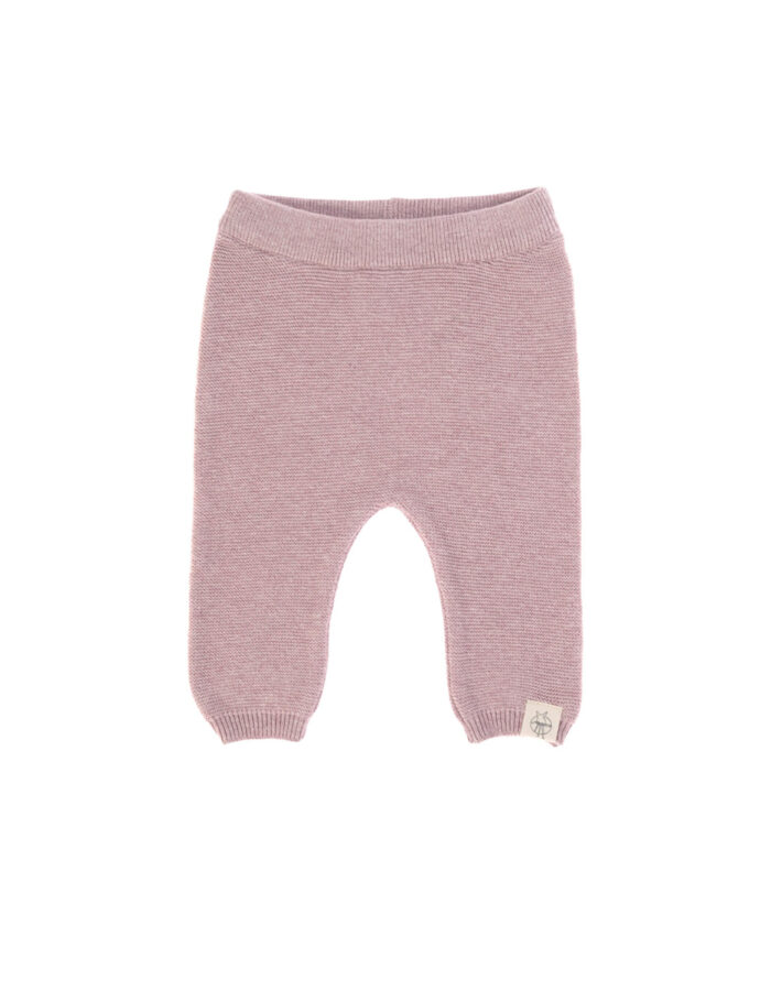 Pantalon tricoté GOTS Garden Explorer rose clair (Lassig)