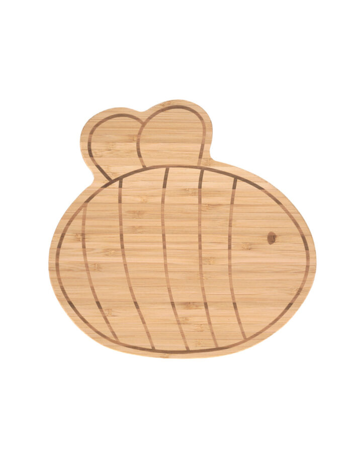 Planche pour petit-déjeuner en bois de  bambou garden explorer abeille (Lassig)