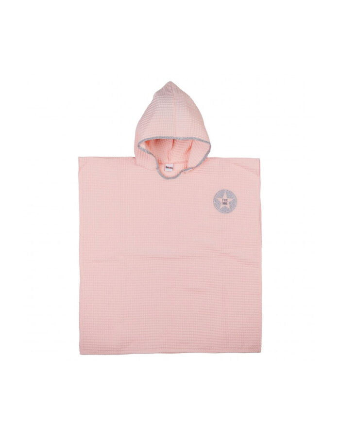 Poncho de bain à capuche en nid d'abeille (BB&Co)