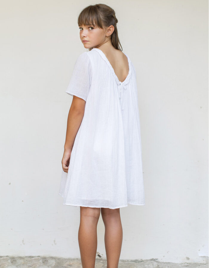 Robe Alice Blanche (Les Petits Inclassables) – Image 2