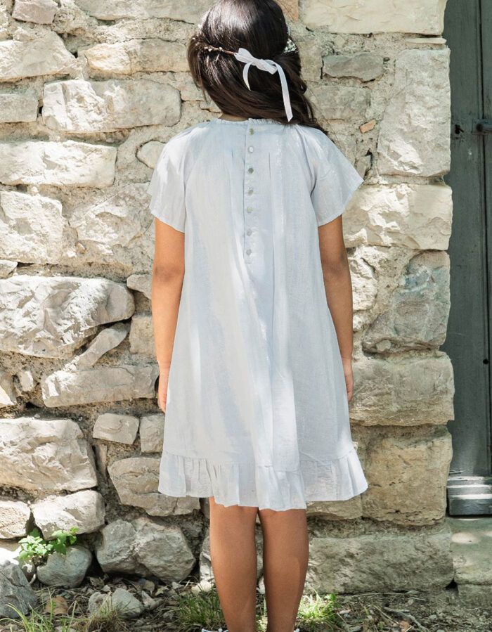 Robe Angèle Argent (Les Petits Inclassables) – Image 2