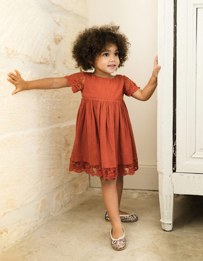 Robe Manon Terracotta (Les Petits Inclassables) – Image 2