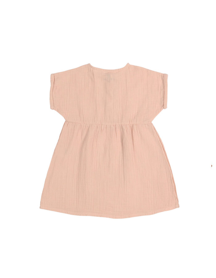 Robe en mousseline GOTS rose poudré (Lassig) – Image 2