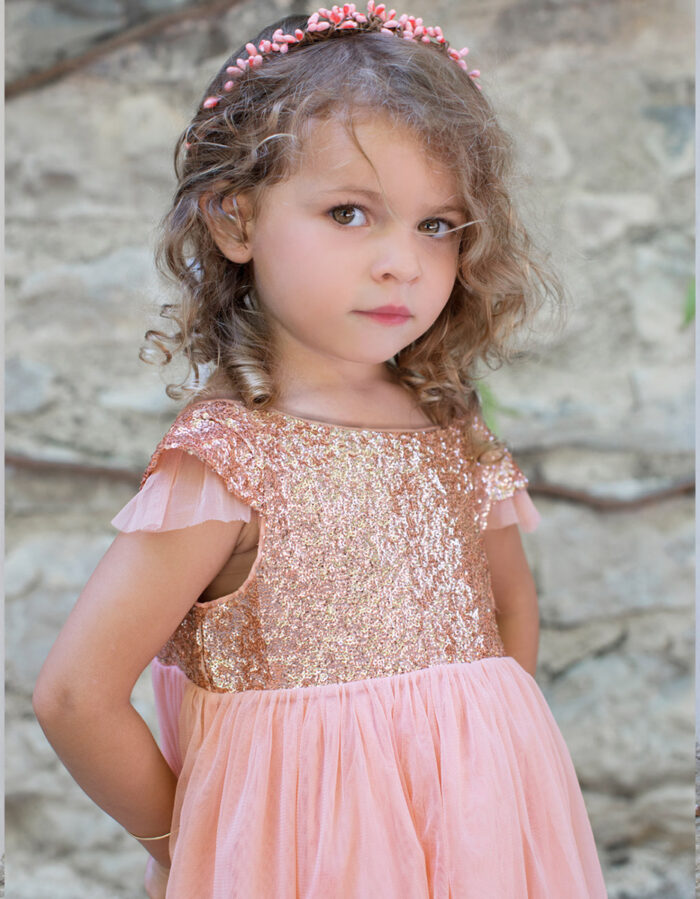 Robe Stella Rose Gold (Les Petits Inclassables) – Image 2
