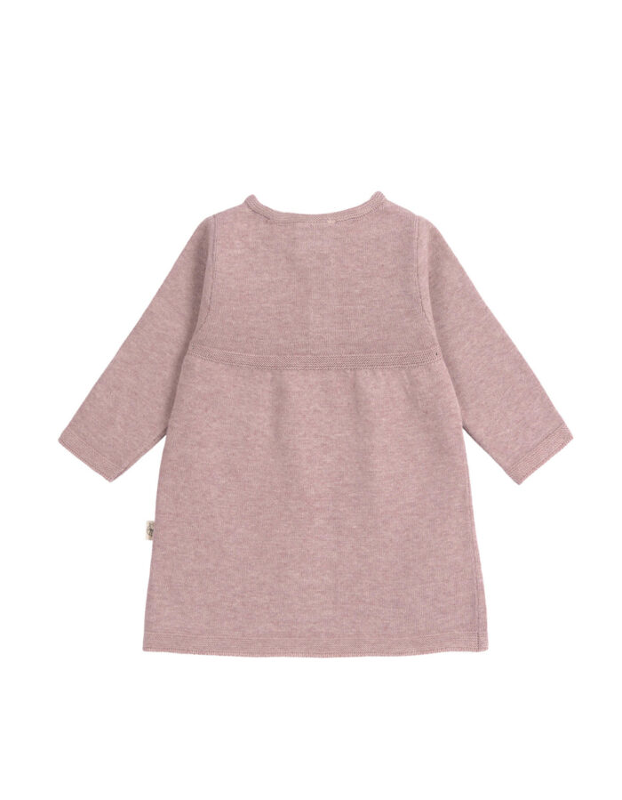 Robe tricotée GOTS Garden Explorer  rose clair (Lassig) – Image 2