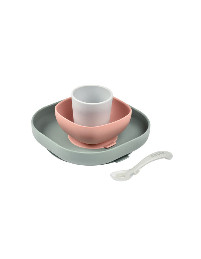 Coffret repas silicone 4 pièces (Béaba) – Image 3