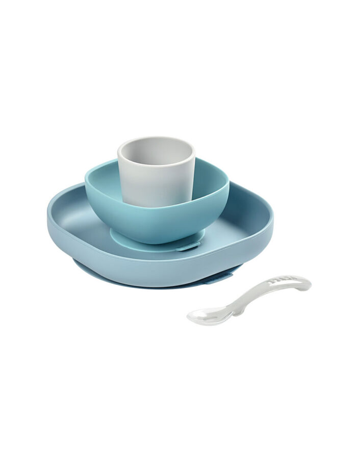 Coffret repas silicone 4 pièces (Béaba)