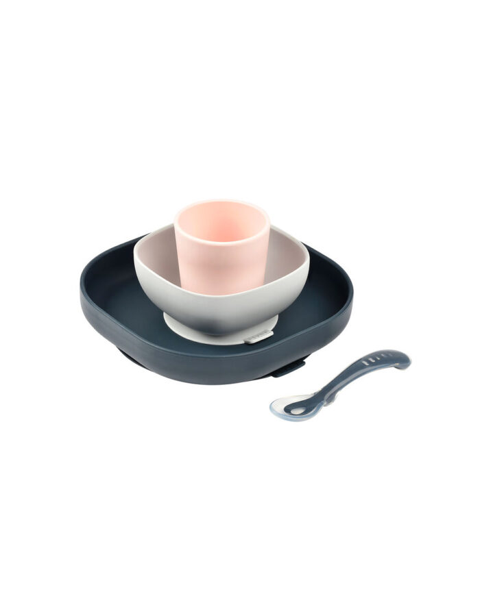Coffret repas silicone 4 pièces (Béaba) – Image 2