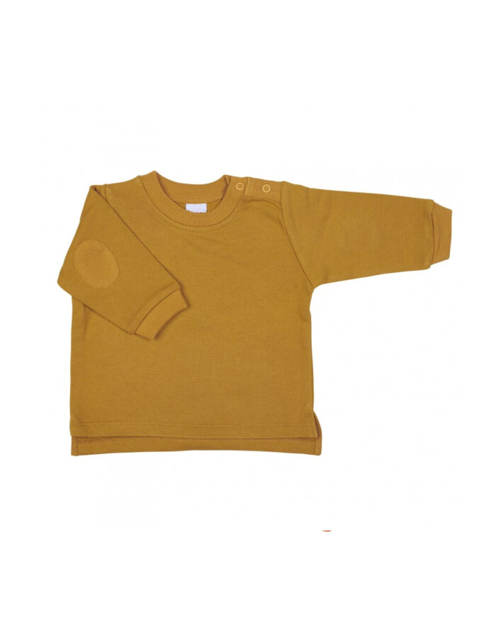 Sweat-shirt molleton léger - moutarde (BB&Co)