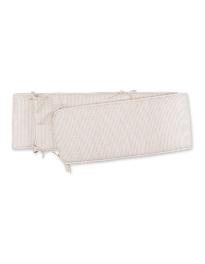 TOUR DE PARC 75x95x28cm rayure écru naturel pady twin jersey (Bemini)