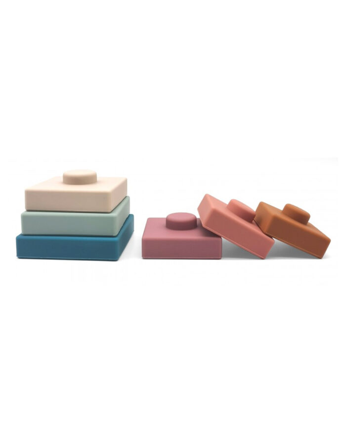 Pyramide carrée à empiler en silicone(BB&Co) – Image 2