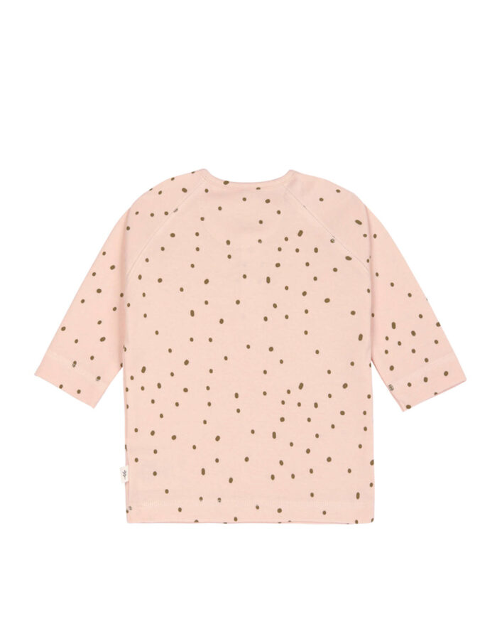 T-Shirt Kimono GOTS Pointillés rose poudré (Lassig) – Image 2