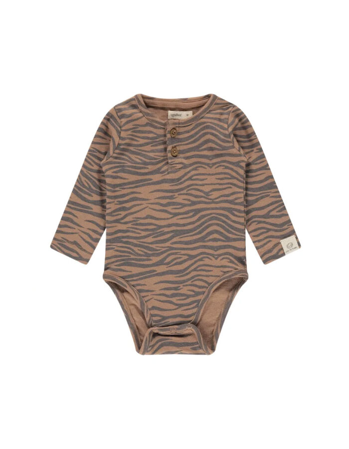 Body bébé zébré moka (Babyface)