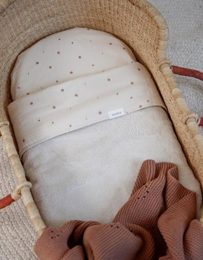 Couverture berceau teddy reversible Grainfield (Koeka) – Image 2
