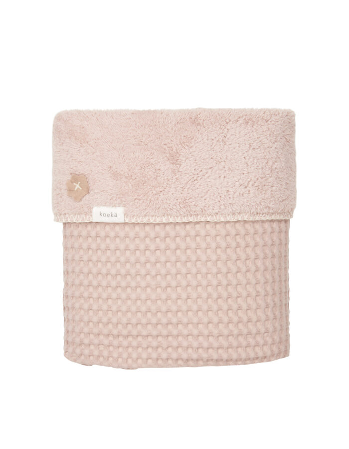 Couverture lit teddy Oslo - rose (Koeka)