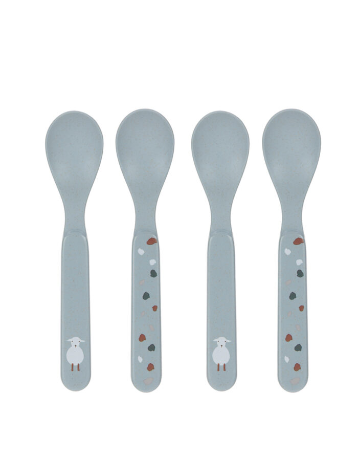 Cuillères (4 pcs) - Tiny Farmer, Mouton (Lassig)