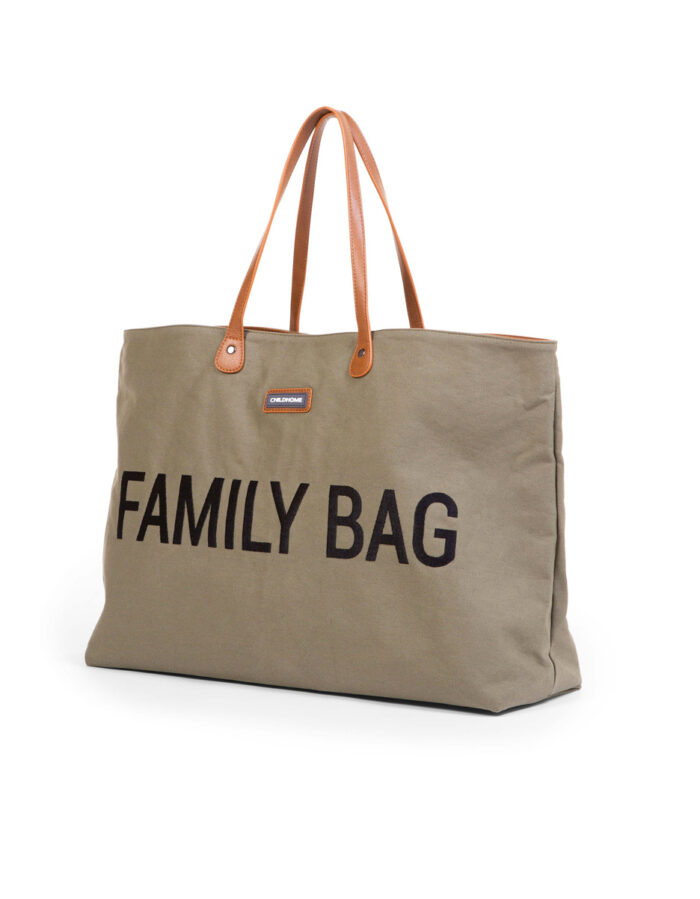 Family Bag Sac à Langer - Toile - Kaki (Childhome)