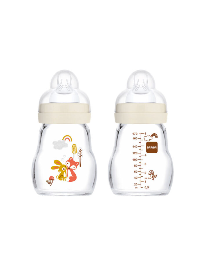 Biberon Verre 170ml - Forest (MAM)