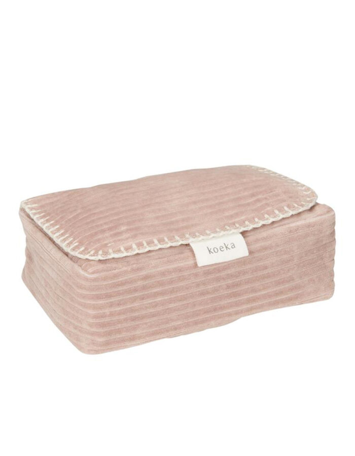Housse de lingettes humides Vik - rose (Koeka)