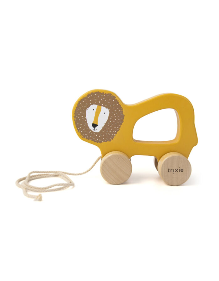 Jouet à tirer en bois - Mr. Lion (Trixie)
