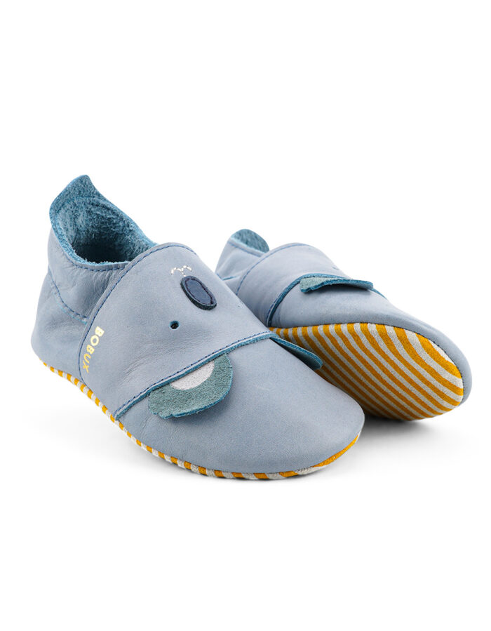 Chaussons en cuir  soft soles -  Koko Slates (Bobux) – Image 2